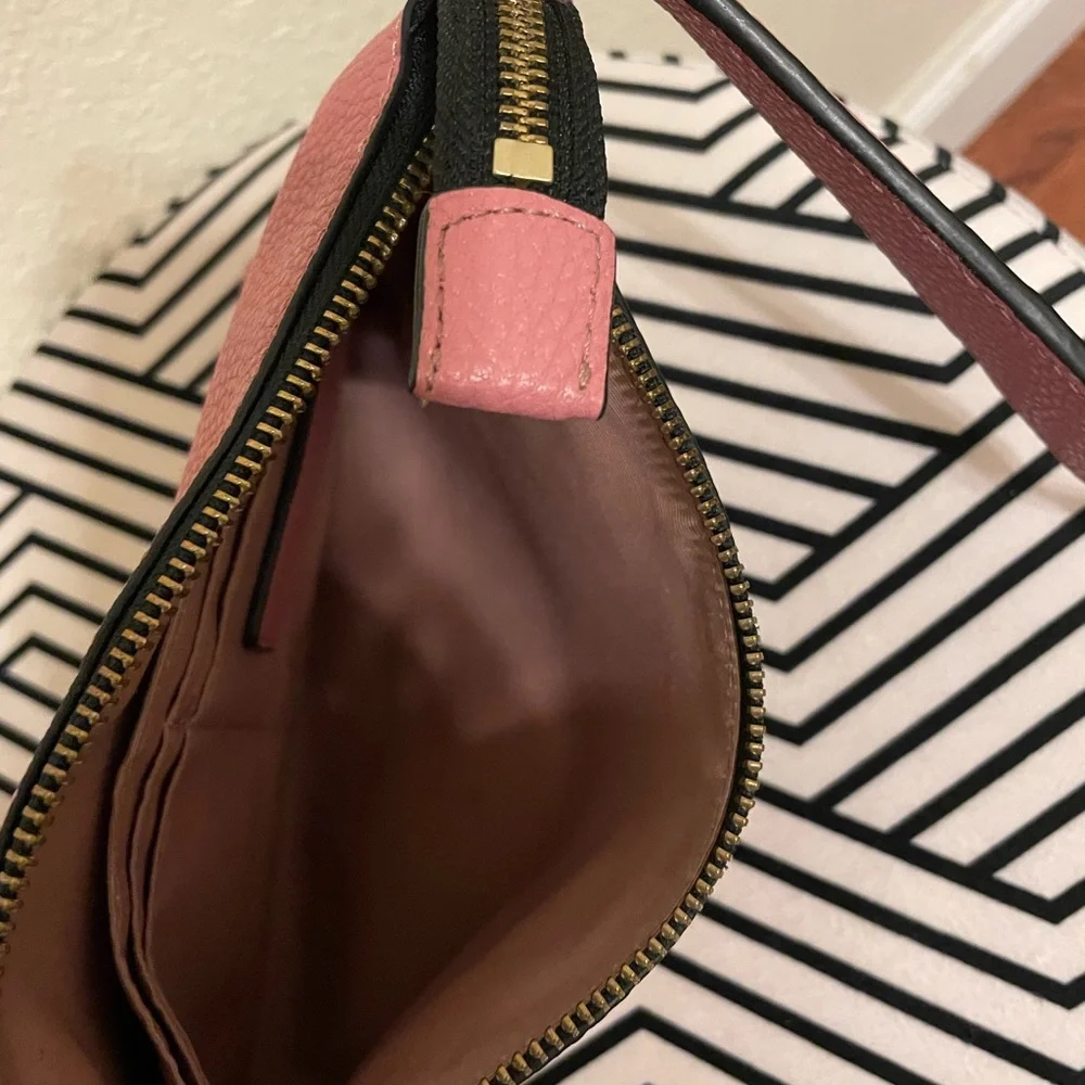 Marc Jacobs Pink Crossbody Bag with Striped Strap - Picture 3 of 8